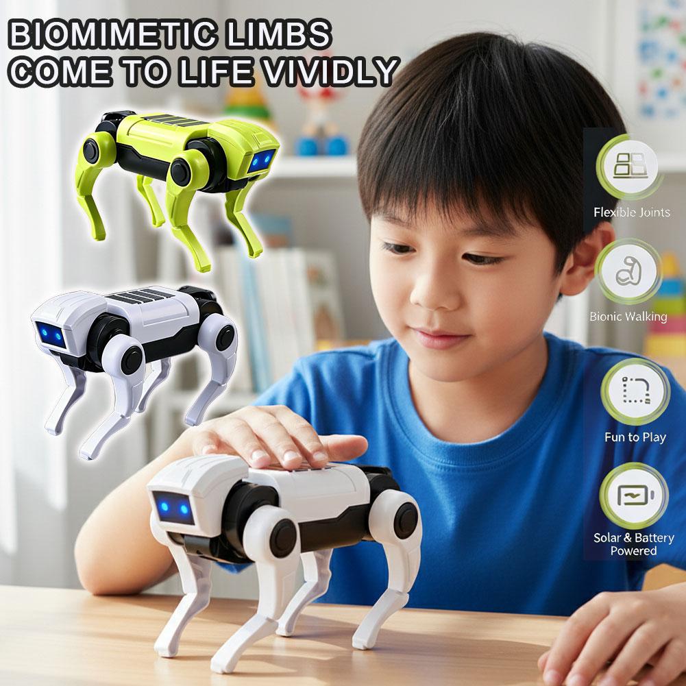 Science Toys Diy - لعبة روبوت كلب قابلة للتجميع عن