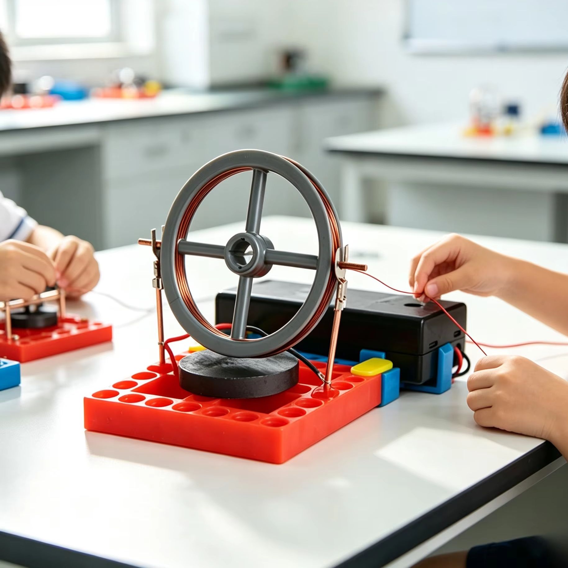 نموذج تجربة المحرك الكهرومغناط - مراجعة Hobby Is Science وسعره